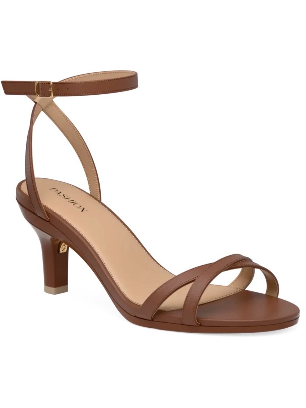 Brynn Walnut Leather 3 Inch Stilettos Size 7.5 Pashion Footwear - Picture 6 of 10